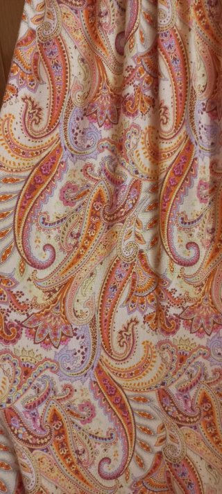 Vestido estampado paisley talla única
