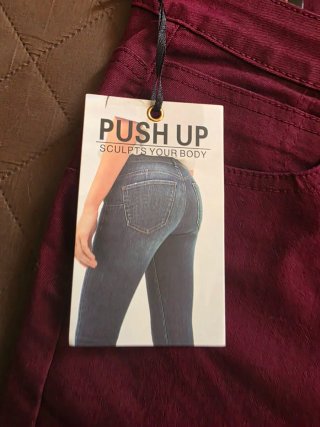 Pantalones mujer morados Push Up