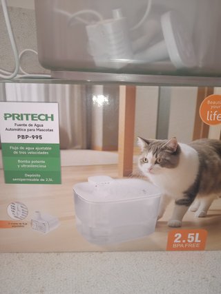 Fuente de Agua Automática para Mascotas