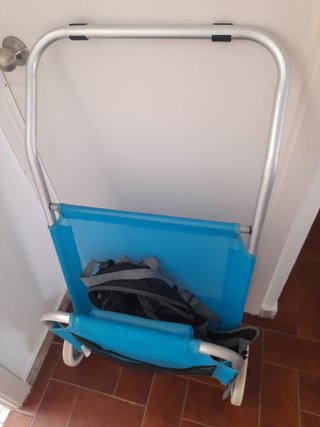 Tumbona carrito de playa con ruedas