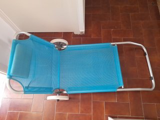 Tumbona carrito de playa con ruedas