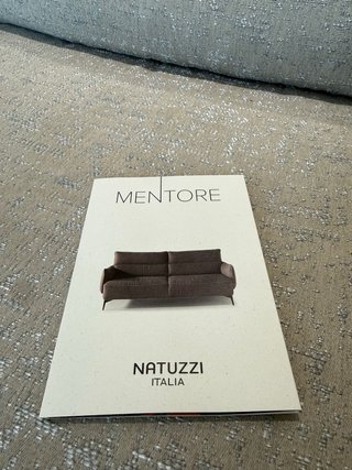 Conjunto de sofá y puffs Natuzzi