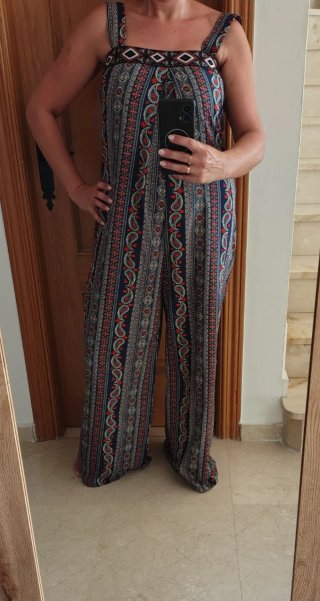 Mono largo estampado boho SHEIN – Talla L