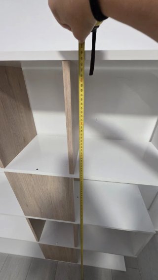 Estantería Roble/Blanco