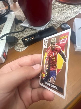 Cromo Panini Lamine Yamal Extra Sticker bronce