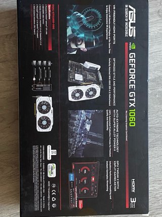Tarjeta Gráfica ASUS GTX 1060 6GB OC