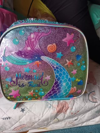 Mochila, nevera y estuche sirena
