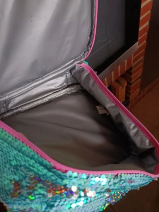 Mochila, nevera y estuche sirena