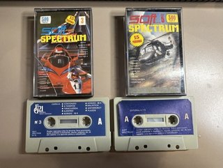 Lote 5 Cintas Soft Spectrum Juegos Zx