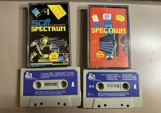 Lote 5 Cintas Soft Spectrum Juegos Zx