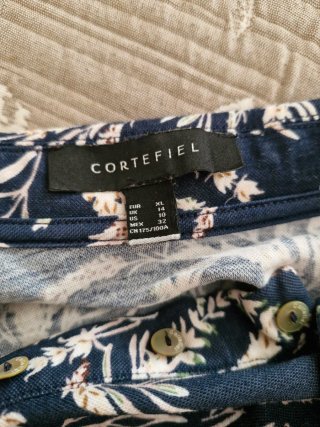 Vestido Cortefiel Estampado Talla XL