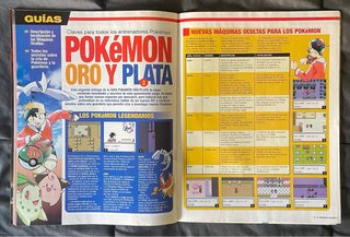 Revista Nintendo Acción 104 (2001) + Póster Pokémo