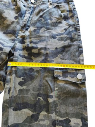 Pantalón Cargo Camuflaje Shein Talla M Y2K