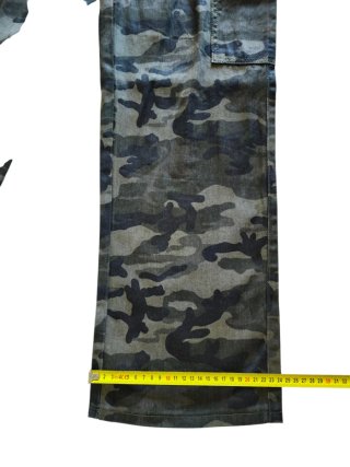 Pantalón Cargo Camuflaje Shein Talla M Y2K