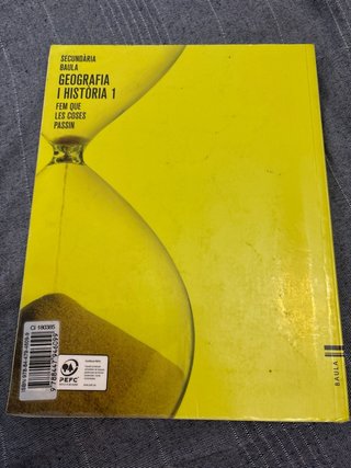 Geografia i Història 1, Secundària Baula