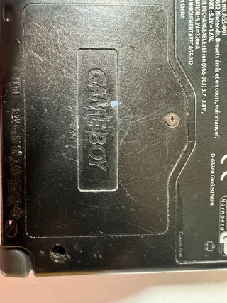 Nintendo Game Boy Advance SP Negra