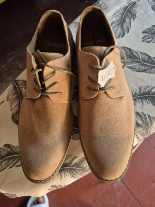 Zapatos de ante Walking beige hombre