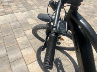 Bici Eléctrica Negra para Reparto