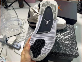 Air Jordan 4 Blanco Gris EU45