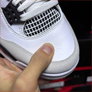 Air Jordan 4 Blanco Gris EU40