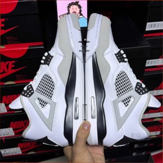 Air Jordan 4 Blanco Gris EU40