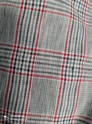 Bermudas Zara Hombre Cuadros Gris y Rojo