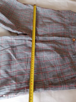 Bermudas Zara Hombre Cuadros Gris y Rojo