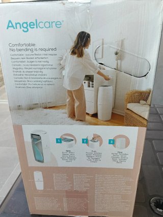 Contenedor de pañales blanco