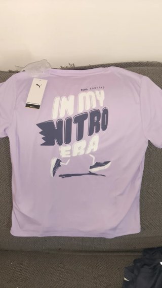 Camiseta Puma Run Velocity Talla M Gris