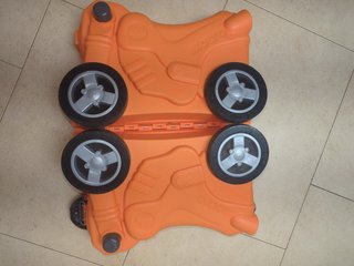 Maleta correpasillos Molto Smiler Moto Naranja