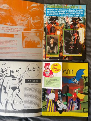 Lote Álbumes Panini: Ninja Turtles 3 + Batman TAS