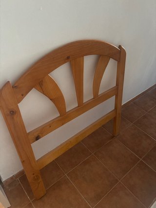 Cabecero de pino estilo abanico. Se venden los dos