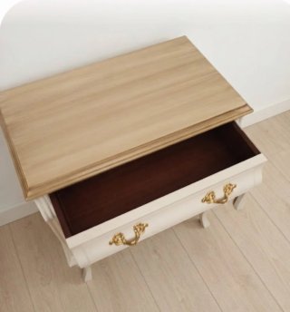 Mesitas de noche restauradas madera
