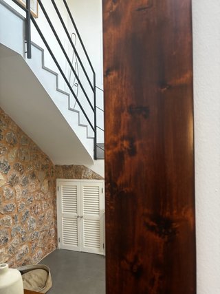Espejo Madera Nogal Marco Grueso