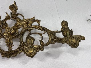 Perchero de Bronce Estilo Clásico