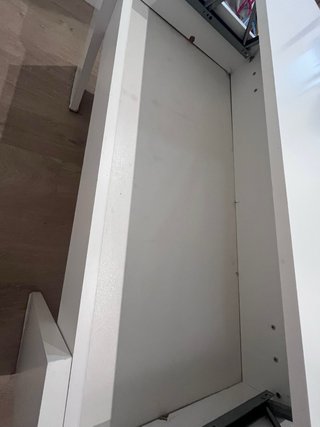 Mesa de centro elevable blanca