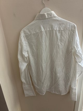 Camisa Michael Blanca Talla S Manga Larga