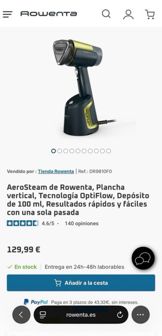Plancha Vertical Rowenta