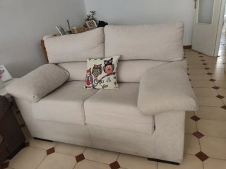 Mesa centro elevable + 3 sofás