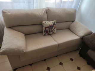 Mesa centro elevable + 3 sofás