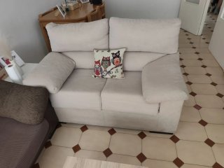 Mesa centro elevable + 3 sofás
