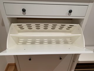 Zapatero IKEA HEMNES blanco 89x30x127 cm