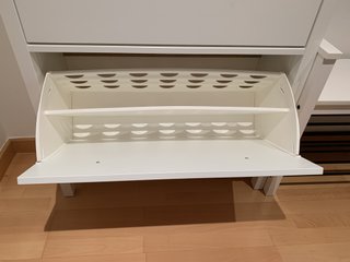 Zapatero IKEA HEMNES blanco 89x30x127 cm