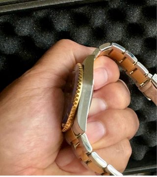 Rolex Submariner Acero y Oro Cerámico Azul