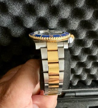 Rolex Submariner Acero y Oro Cerámico Azul