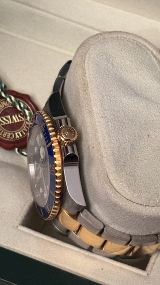 Rolex Submariner Acero y Oro Cerámico Azul 40 mm