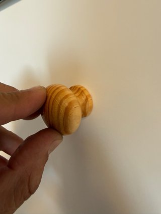 Tirador pomo madera pino