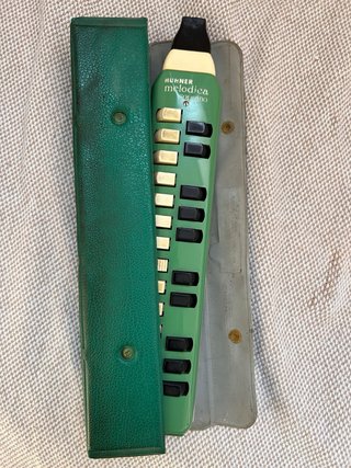 Hohner Melódica Soprano con funda, alemana, año 75