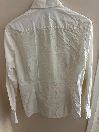 Camisa Mango M Larga Blanca Talla M