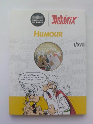 Moneda 10€ Francia 2022 Humor Astérix